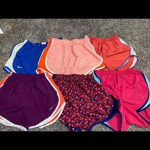 7 pairs of Nike shorts